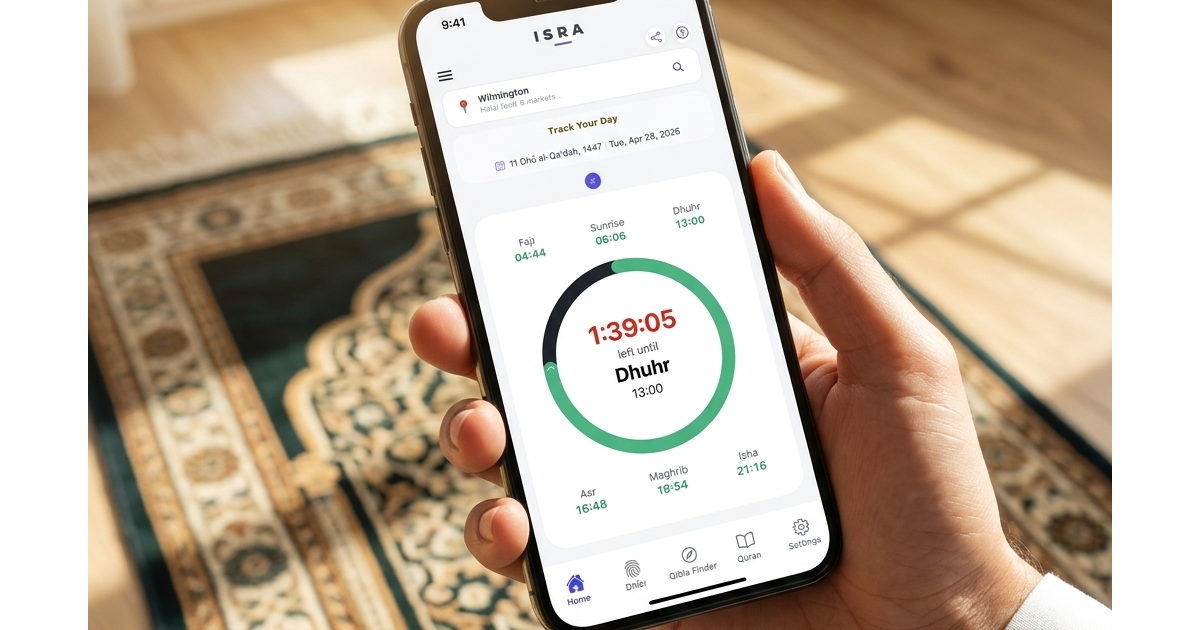 isra pro: global prayer times & qibla finder og image